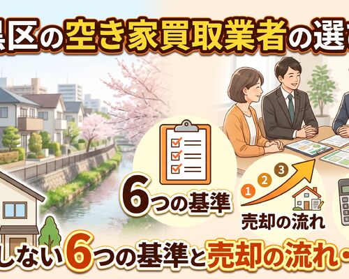 目黒区の空き家買取業者の選び方｜失敗しない6つの基準と売却の流れ・費用