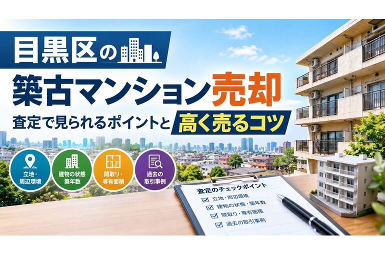 目黒区の築古マンション売却