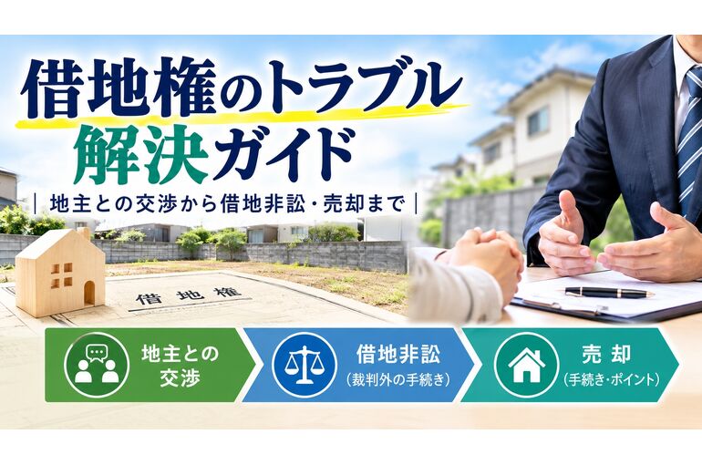 借地権のトラブル解決ガイド