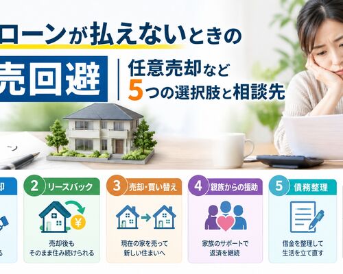 住宅ローンが払えないときの競売回避