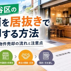 世田谷区の店舗を居抜きで売却する方法
